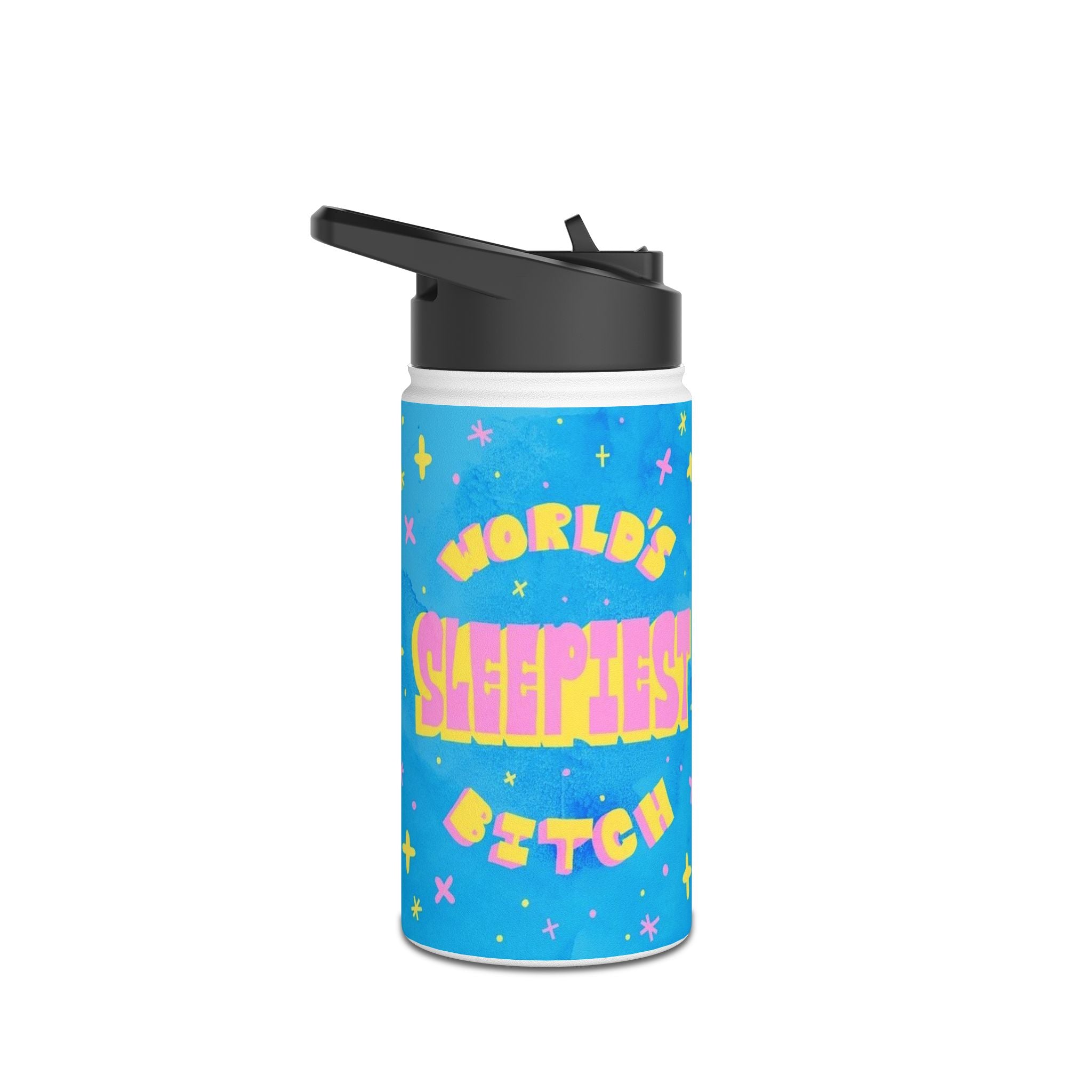 Vibrant Stainless Steel Water Bottle, Fun Drinkware for All Occasions, Perfect for Gifts, Hydration, Outdoor Adventure, Kids, Summer