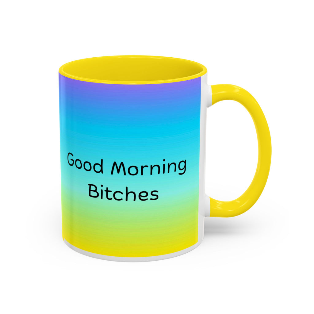 Vibrant Coffee Mug with Fun Quote | Good Morning Bitches | Cute Gift for Friends, Office Mug, Colorful Drinkware, Birthday Present, [...]