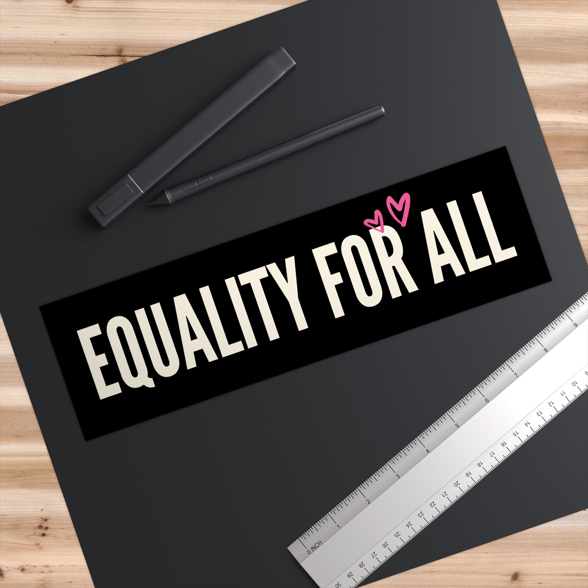 Equality for All Bumper Stickers | Support LGBTQ+ Rights, Car Decal, Political Statement, Equality Advocacy, Gift for Activists