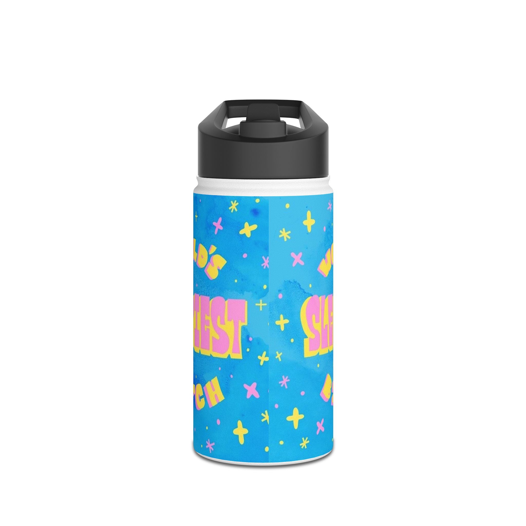 Vibrant Stainless Steel Water Bottle, Fun Drinkware for All Occasions, Perfect for Gifts, Hydration, Outdoor Adventure, Kids, Summer