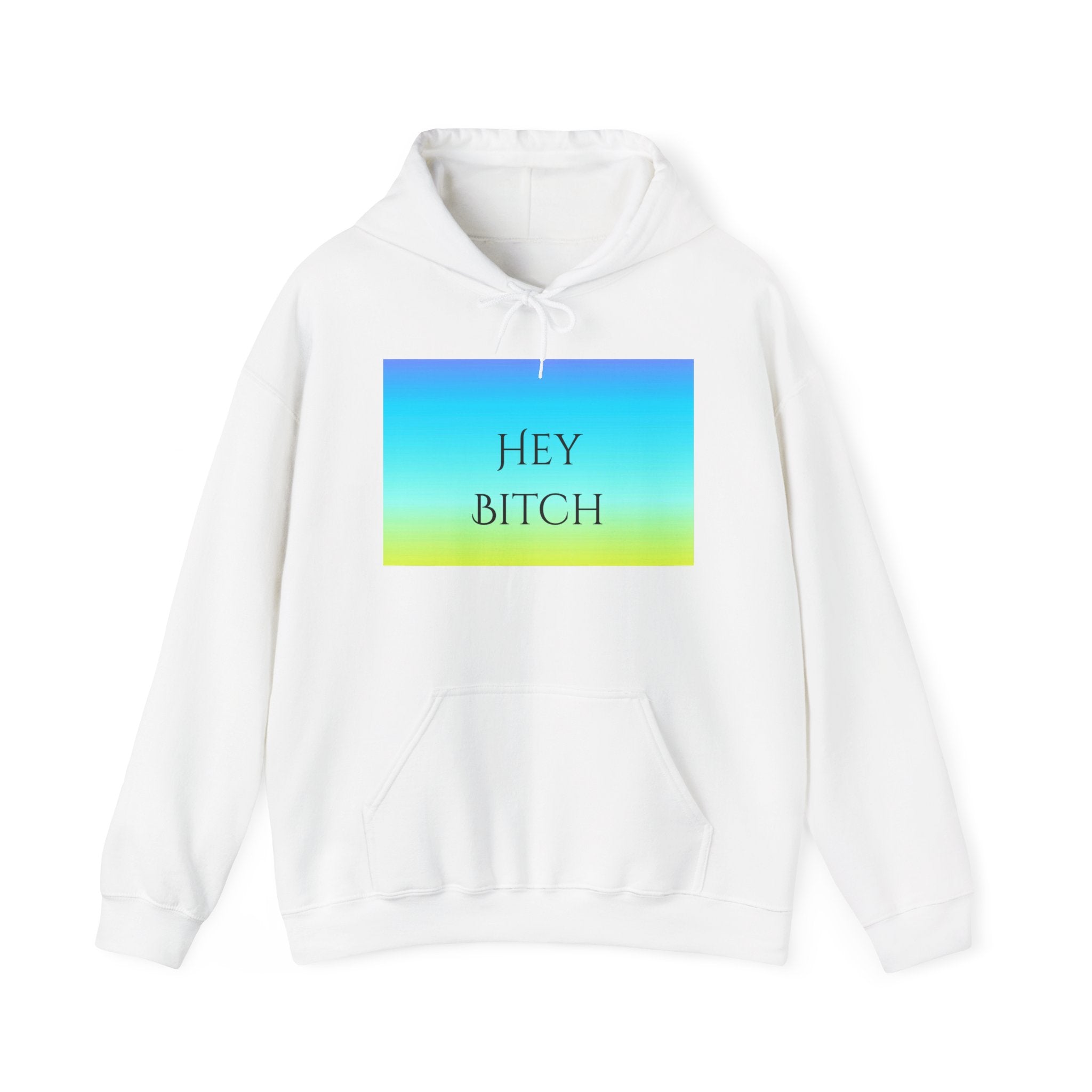 Hey Bitch Unisex Hooded Sweatshirt | Funny Casual Wear, Gift for Friends, Streetwear, Trendy Apparel, Birthday Gift
