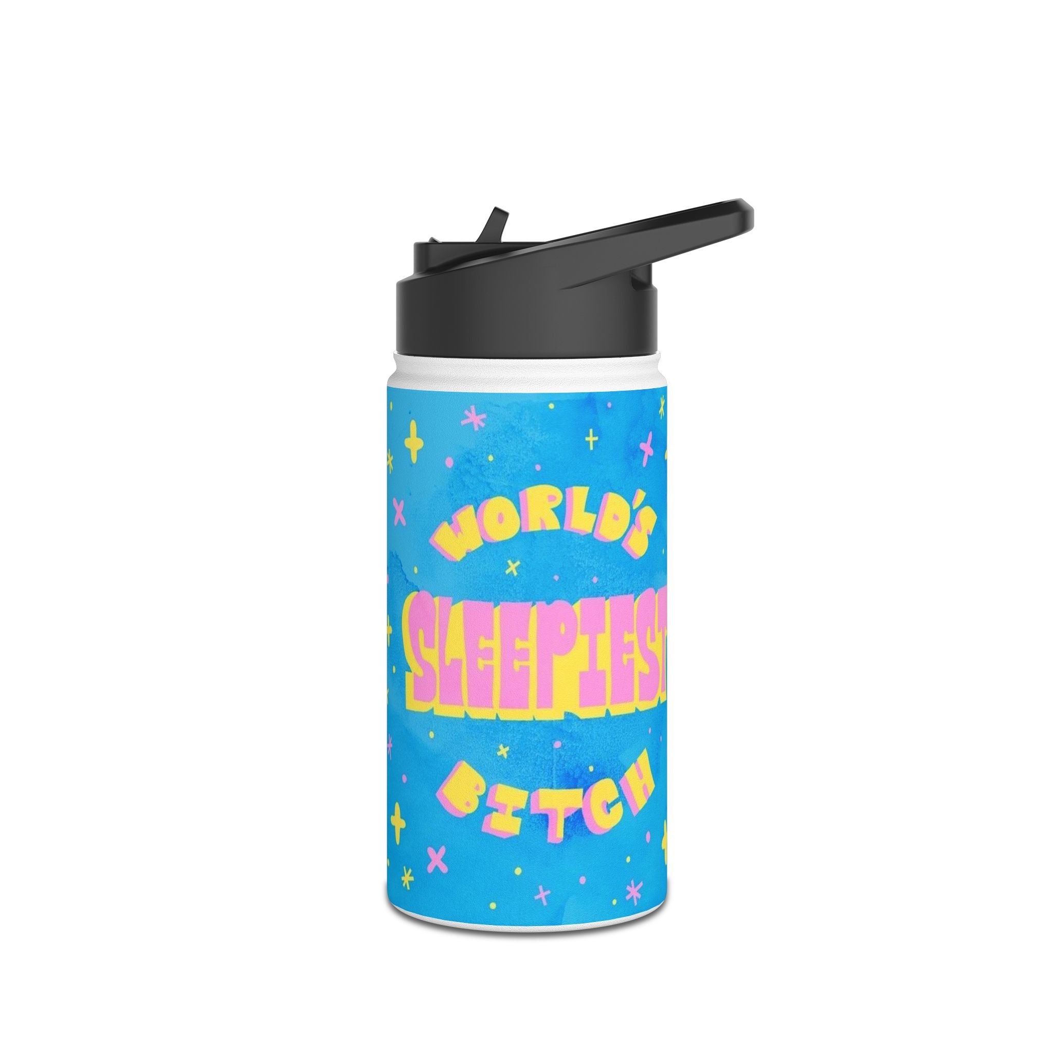 Vibrant Stainless Steel Water Bottle, Fun Drinkware for All Occasions, Perfect for Gifts, Hydration, Outdoor Adventure, Kids, Summer